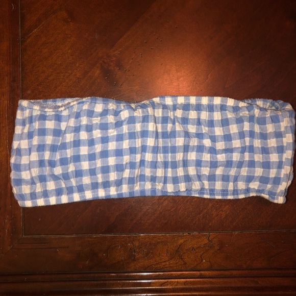 LF Gingham Ring Tube Top - Picture 2 of 2